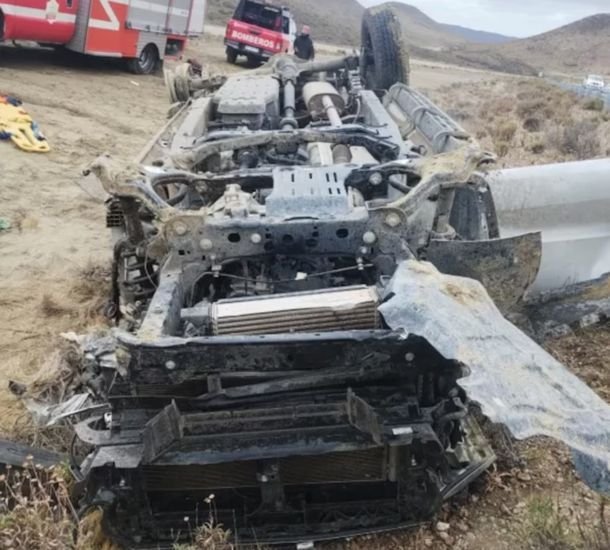 Tragedia en la Ruta 3: murió un árbitro tras un vuelco en Santa Cruz