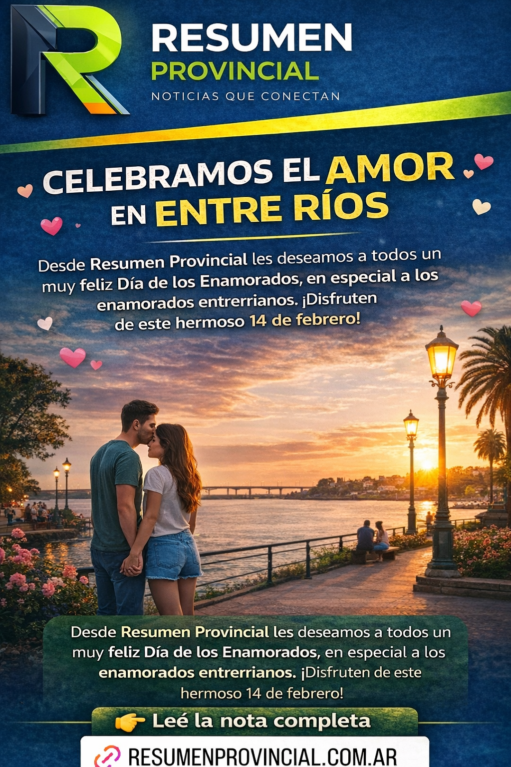 «Amor en el aire: Cómo se celebra el Día de los Enamorados en Argentina y en Entre Ríos»