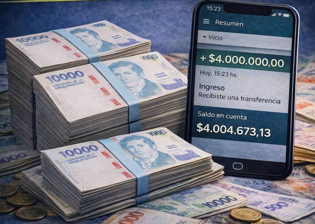 LE DEPOSITARON $4 MILLONES POR ERROR, SE COMPRÓ UN TERRENO Y AHORA DEBERÁ DEVOLVERLOS